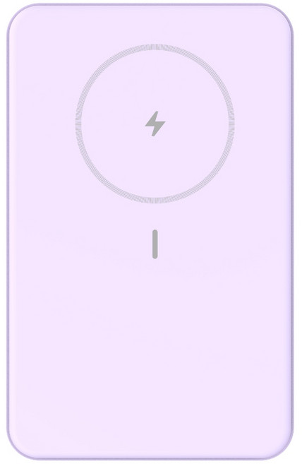 廣穎 WP10 快充無線行動電源 磁吸式 摺疊支架 LED電量顯示 可登機, 紫色