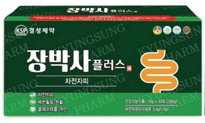 경성제약 장박사 플러스 장건강 차전차피 배변 원활 쾌변 30포, 300g, 1개