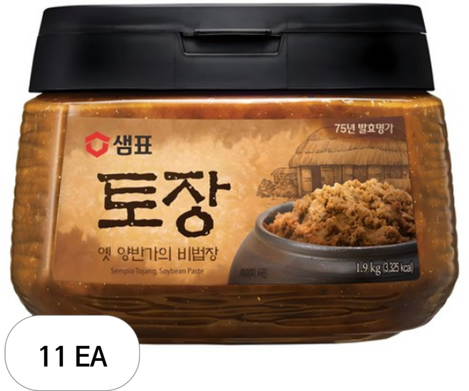 샘표 토장 숙성된장, 1.9kg, 11개