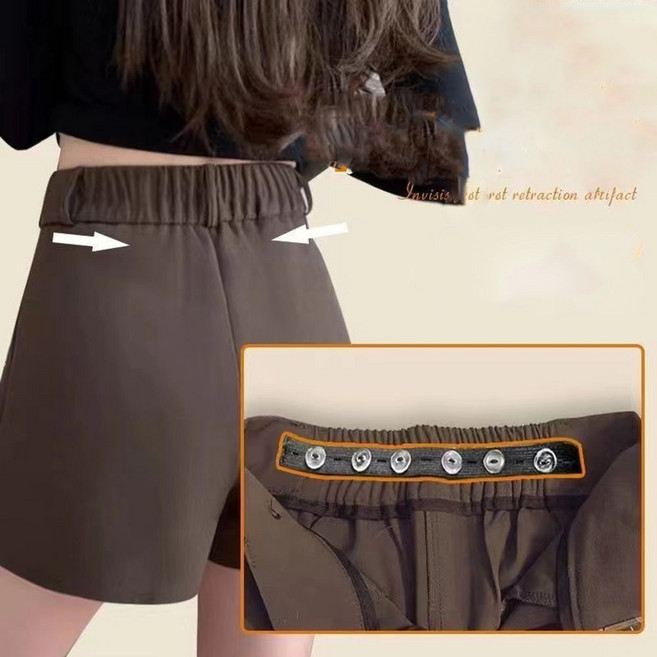 안보이는 바지 허리 줄이기 키트+바지 고무줄 끼우개 츄리닝 후드 수선, 검정10cm, 1개