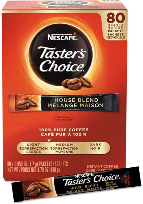 NES15782 - 네슬레 프로페셔널 테이스터스 초이스 오리지널 커피 패킷 인스턴트 NES15782 - 네슬레 프로페셔널 테이스터스 초이스 오리지널 커피 패킷 인스턴트, 1개, 1개입