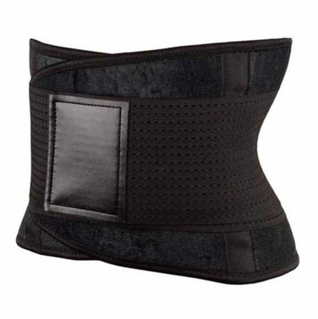 헬스 코르셋 허리보호대 자세교정벨트 다이어트허리벨트 헬스벨트, 블랙, 1개