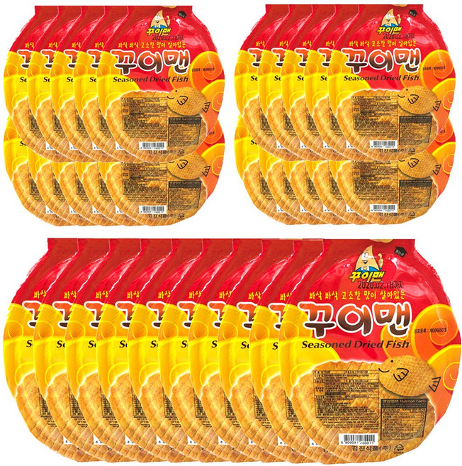 [가온애] 대용량 꾸이맨 (1박스), 30개, 23g