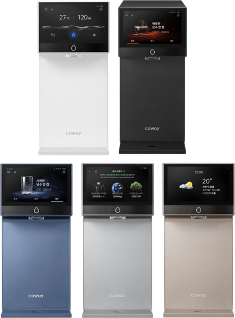 [무료설치 1년무상관리]코웨이 아이콘 프로 정수기 CHP-7212N, 블랙