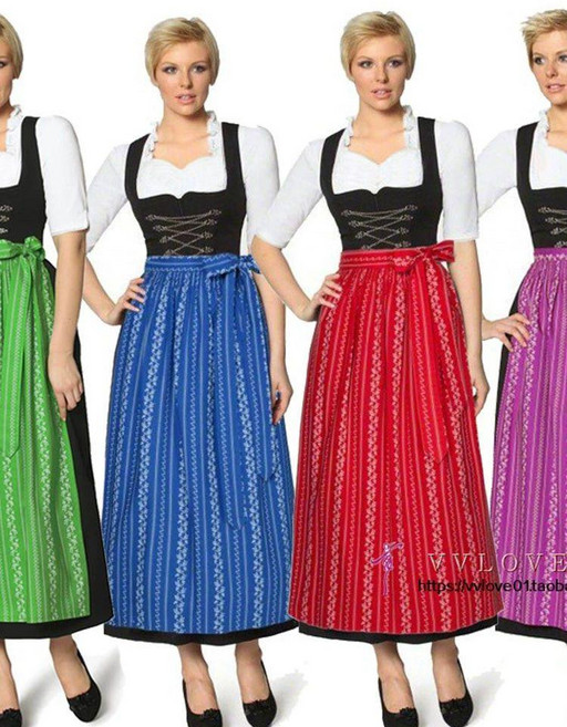 독일 전통 맥주축제 드레스 여성 오스트리아 행사 의상
