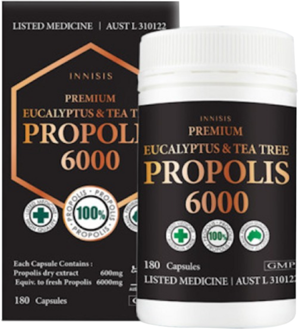 [시니코리아]이니시스 블랙 프리미엄 유칼립투스 프로폴리스 6000 180정, 1개