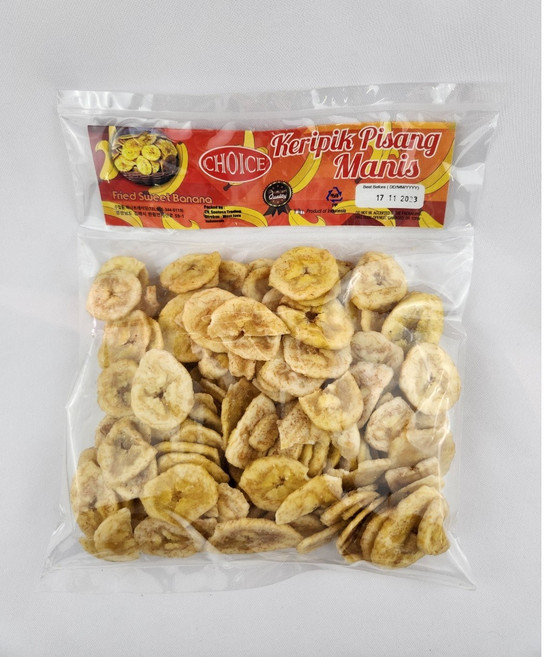 초이스 끄리삑 삐상 마니스(Choice Keripik Pisang Manis) 200g, 1개