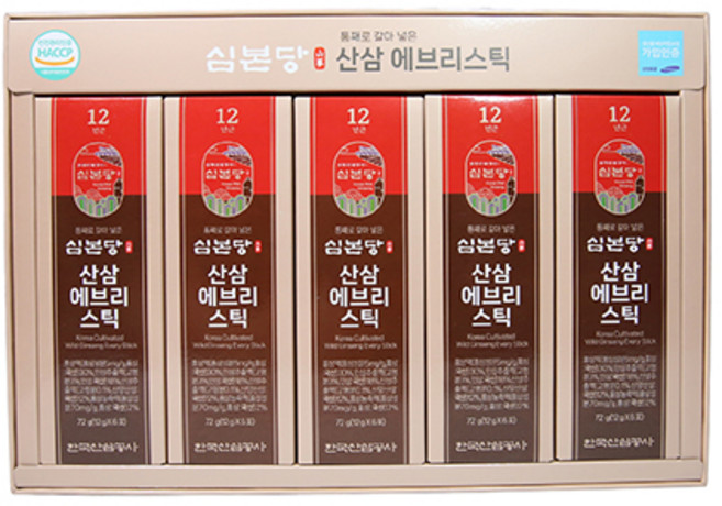 통째로 갈아넣은 산삼 에브리스틱, 30개