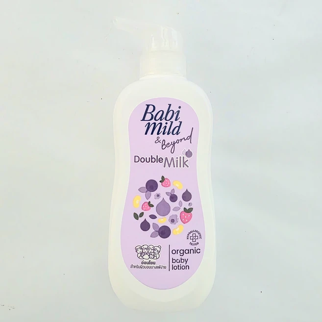 Babi mild double Milk organic baby lotion / 베이비마일드 더블 밀크 오가닉 베이비 로션, 1개, 350ml - 쿠팡