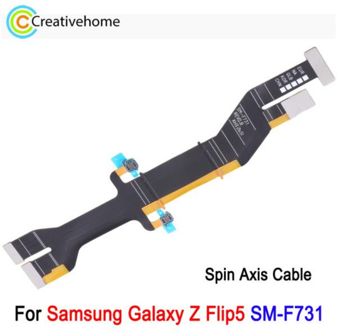 삼성 갤럭시 Z 플립 5 용 스핀 축 플렉스 케이블 SM-F731 수리 예비 부품