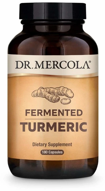 Dr. Mercola Fermented Turmeric 닥터 머콜라 발효 터메릭 강황 180정, 1개 - 쿠팡