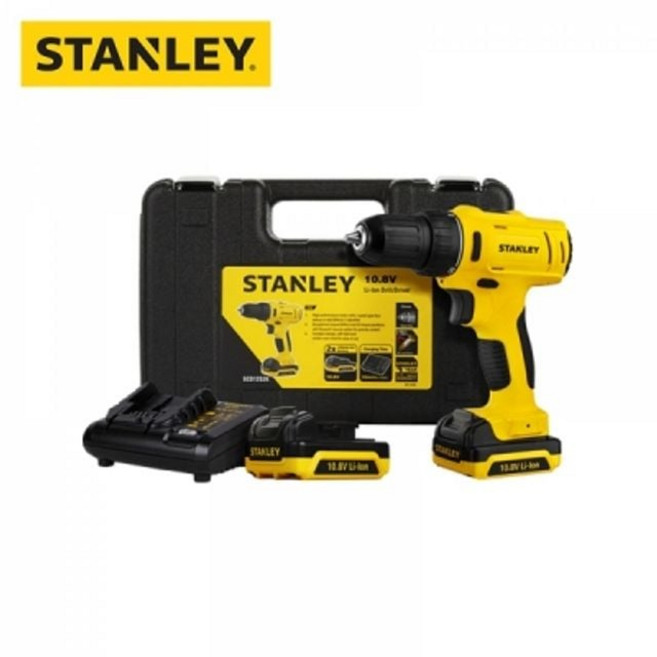 스탠리 10.8V 충전 드릴 드라이버 세트(1.5Ah 2팩) SCD12S2K-KRnog7+9Php