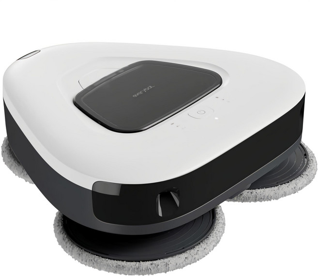 에브리봇 쓰리스핀 PLUS 로봇청소기, TS350, 블랙 + 화이트