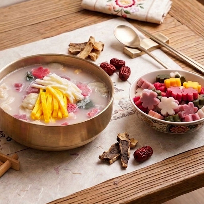 소예푸드 오색꽃떡 500g 오색빛깔 꽃떡 떡국떡 떡볶이, 1개