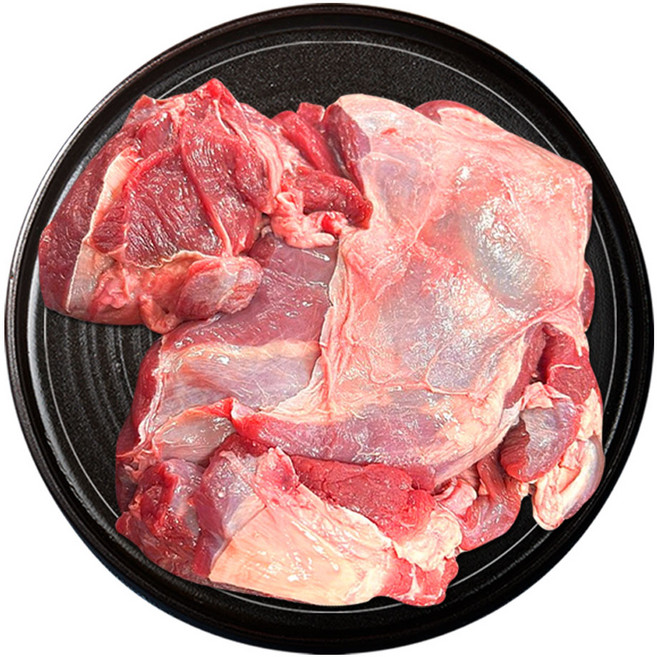 (배터짐) 뼈없고 껍데기없는 염소고기 살고기 정육 (일요일&당일발송), 3kg, 1개