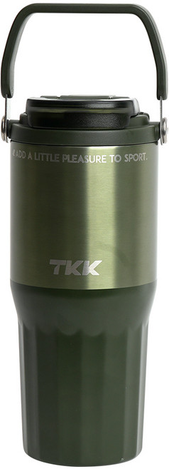 TKK 프리미엄 원터치 올인원 텀블러, 포레스트그린, 1개, 730ml