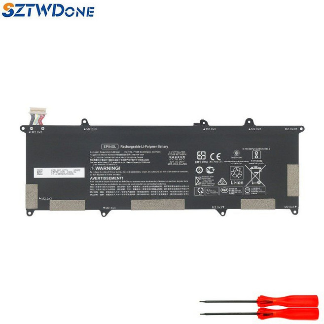 HP Elite Dragonfly G1 G2 EP04XL HSN-I32C 호환, 1개, 재고가 있는 순정 예비 부품 1년 보증