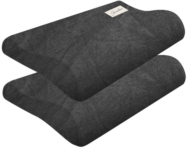 몽슬립 라텍스 순면 호텔 메모리폼 베개커버 굴곡형 템퍼 호환용 2p