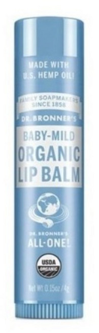 닥터브로너스 오가닉 보습/케어 립밤, BABY MILD (베이비마일드), 4g, 5개
