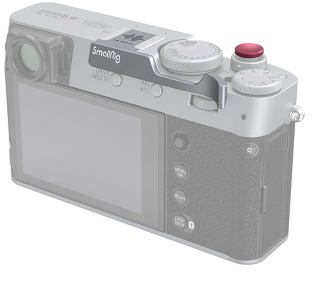 스몰리그 후지 X100VI / X100V 엄지그립, 4566 (실버), 1개