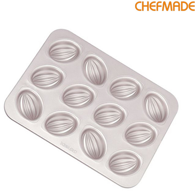 쉐프메이드 씨앗모양 마들렌틀 팬 12구, 1개