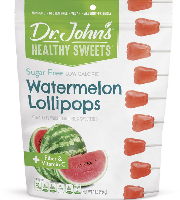 닥터존스 수박 롤리팝 식이섬유 & 비타민 C, 1개, 454g