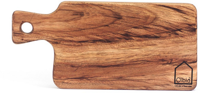 올비아 호주 캄포나무 예쁜 도마 원목도마 칼도마 손잡이 플레이트 주방 (소), 올비아 칼도마_ 소, 1개