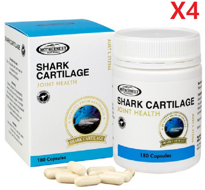 호주 마더네스트 상어연골 500mg 180정-4개, 180개, 4개