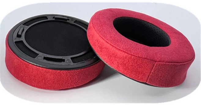 Hifiman SUNDARA HE400 HE400SE 400I 400S HE560 560I HE500 300 350 HE3 5 6 HE-4XX 헤드폰 교체 벨벳 용 이어 패드 커버, [06] 빨간