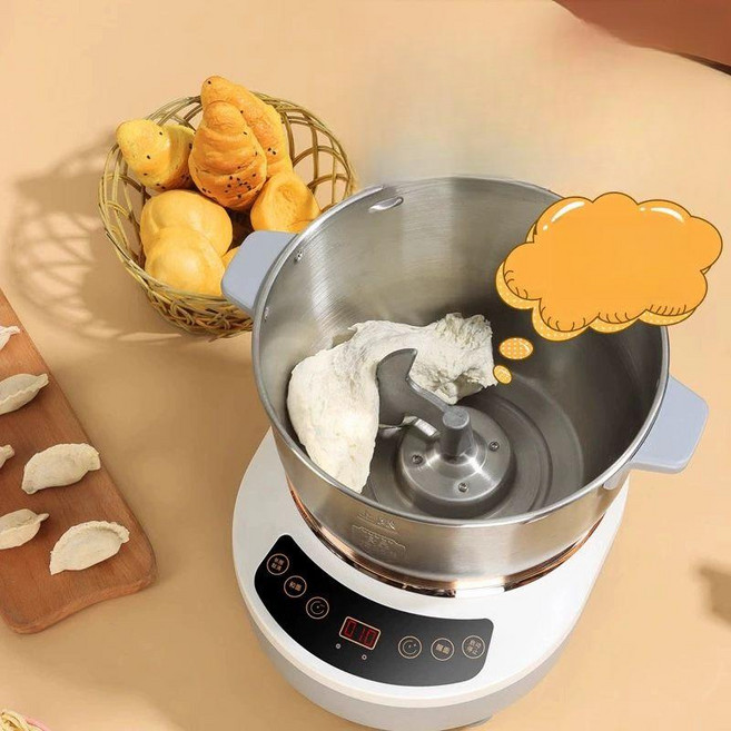 가정용 떡 반죽기 만드는 찰떡 믹서 베이킹 모찌 기계 전동 제빵 전자동 모델 떡반죽기, 3.5L 기계식 노브 모델, 기본 색상