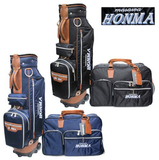 마사와혼마 경량 남성용 바퀴형 골프백세트 RH-201 국내산, 불랙
