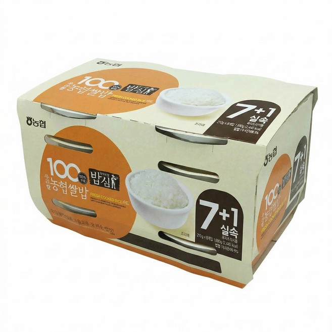 농협식품 밥심 우리쌀 농협쌀밥 210g 24개
