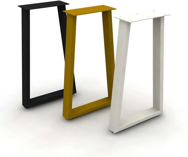 H-101-A3 우드슬랩 철재다리 테이블다리 프레임(개당 판매), 블랙, 1개