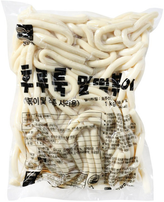 평화식품 후루룩 밀떡볶이1kg원형, 1kg, 4개