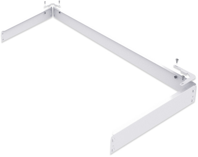 스피드랙 전용 사이드안전바 세트, 화이트, 1단