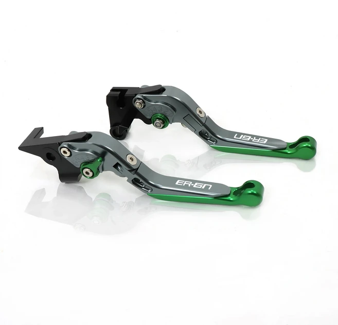 자동차타이어 알루미늄 접이식 형 브크 클러치 레버 바이크 오토바이 액세서리 가와사크 ER6N 2009, 01   MAINLAND, 01 F