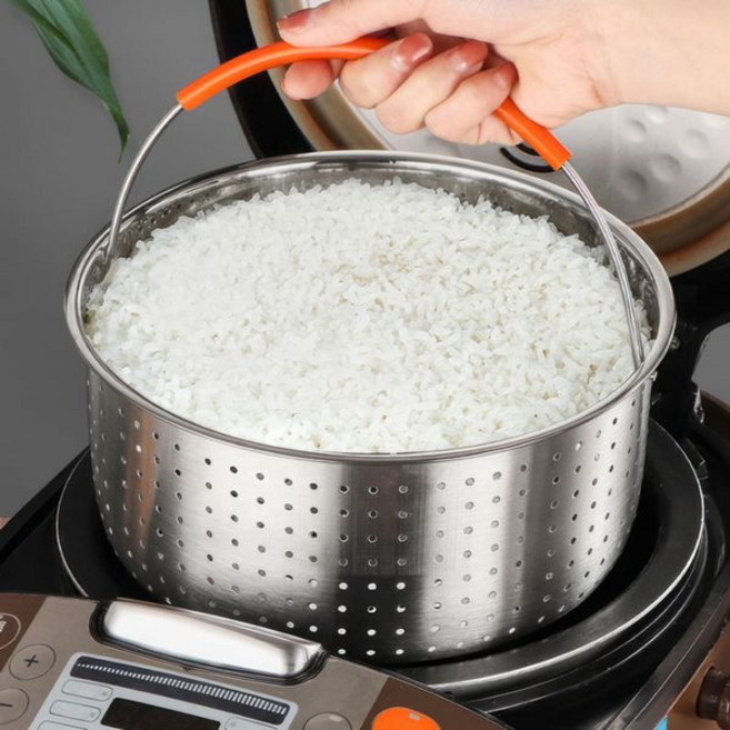 스텐 저당밥솥 찜통 21.5cm 저혈당 관리 4인용 P932, 단품, 1개