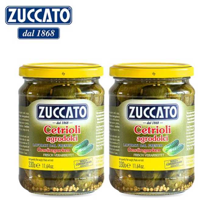 쥬카토 오이피클 스파이스 330g X 2병 가니쉬, 단품