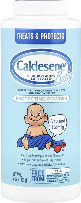Caldesene 유아용 보호 분말 142g(5oz), Caldesene 유아용 보호 분말 142g5oz, 142g, 1개 - 쿠팡