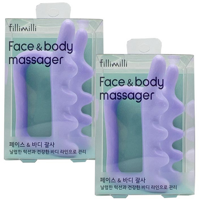 필리밀리 페이스 앤 바디 괄사, 2개