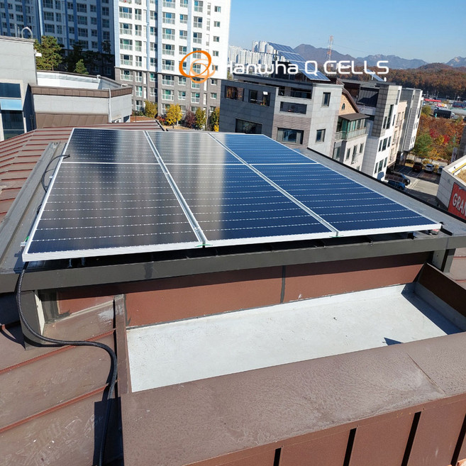 3kw 고양시 징크 지붕 부착형 태양광발전 태양전지 판넬모듈 전국설치