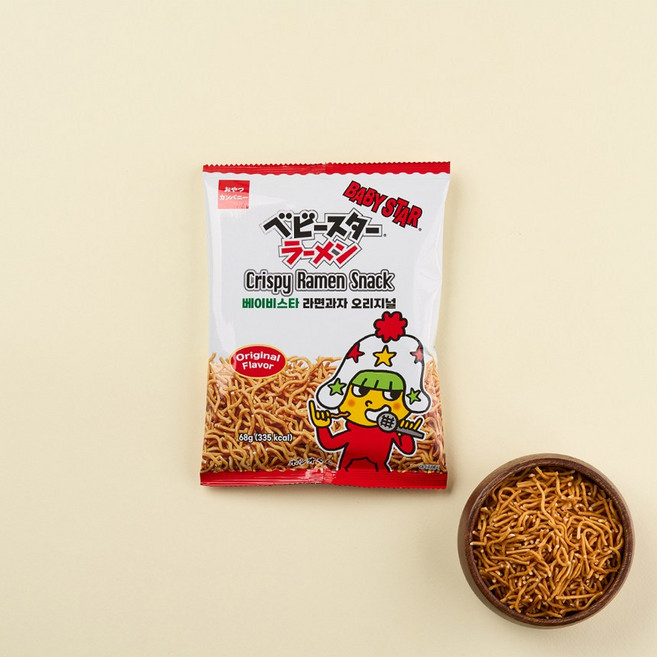 베이비스타 라면과자 오리지널, 68g, 1개