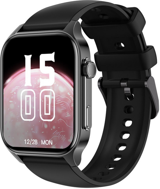 블루투스 통화 웨어러블 스마트워치 X5S, 블랙