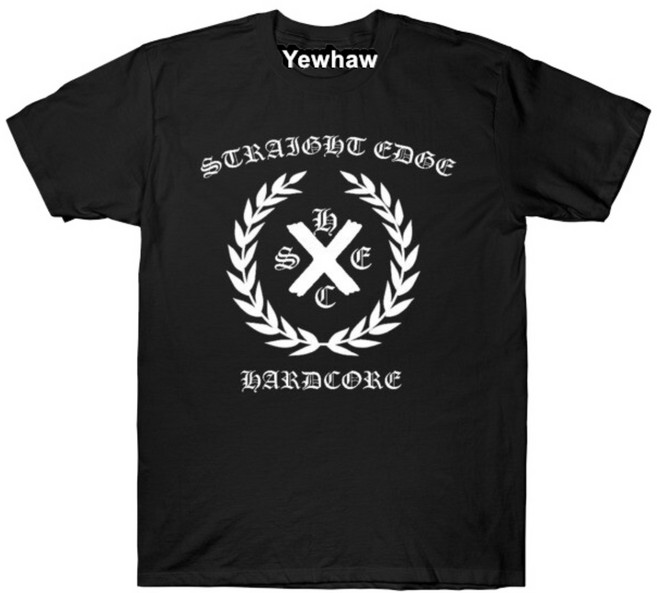 Straight Edge Hardcore 반팔티