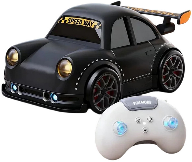 토요요 RC카 감응 드리프트 자동차 장난감 무선 조종 미니 레이싱 완구 생일 선물 추천 RC-C1, 1개, 블랙