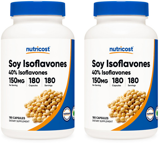 뉴트리코스트 소이 이소플라본 40% 150mg 180캡슐 2병, 180정, 2개