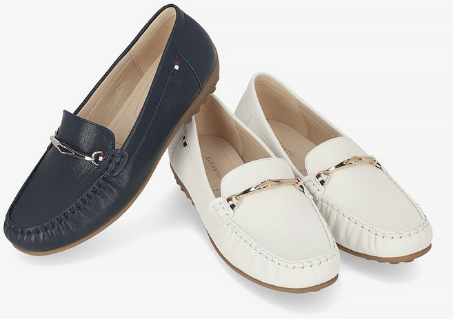 엘칸토 [베스트] 여성 천연 양가죽 논슬립 경량 쿠션 컴포트 로퍼 (2.5센치)..가죽이 부드럽고 쿠션이 뛰어난 베스트 캐주얼 로퍼 단화...워킹슈즈..정말 예쁜 단화