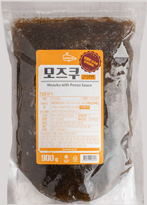 고래미 모즈쿠 큰실말 (냉동), 모즈쿠 900g, 1개