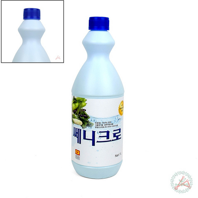 살균 소독제 야채 과일 소독 쎄니크로, 1개, 1L