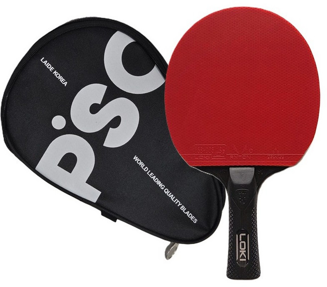 LOKI 고무 그립 탁구라켓 세트 그립 마스터 싱글 (Single), 1세트, LOKI-GM-SG